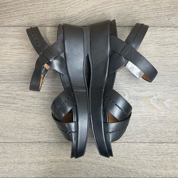 Patricia Nash Leila Wedge Sandals - Black size 9.5 NWB - Picture 8 of 17